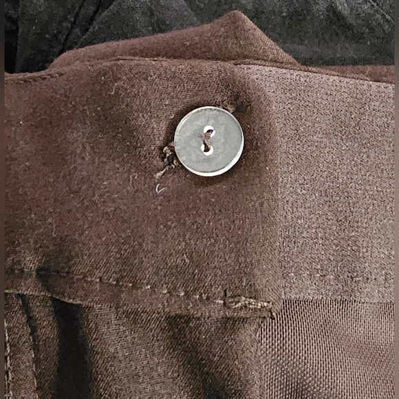 JM Collection Plus - Comfort Waistband Tummy Control Straight Leg - Brown - 22W - Picture 4 of 9